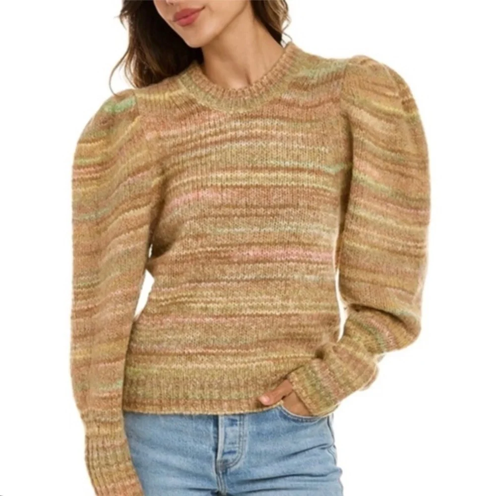 LoveShackFancy  puff sleeve sweater